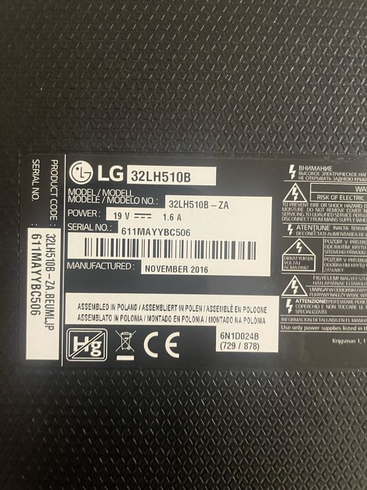 TV LG  LED 32 polegadas