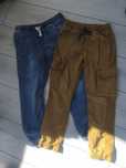 2x spodnie roz.140