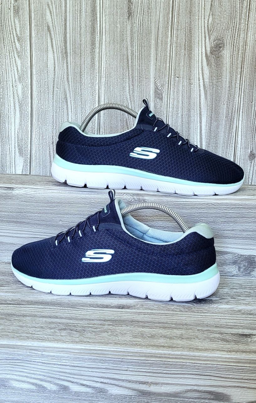 Sneakersy damskie Skechers wsuwane sportowe biegowe lekkie 40 41