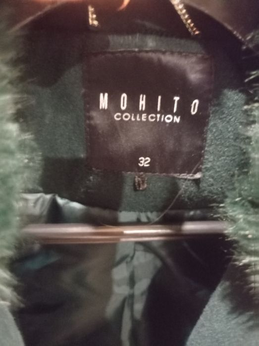 Płaszcz mohito butelkowa zieleń