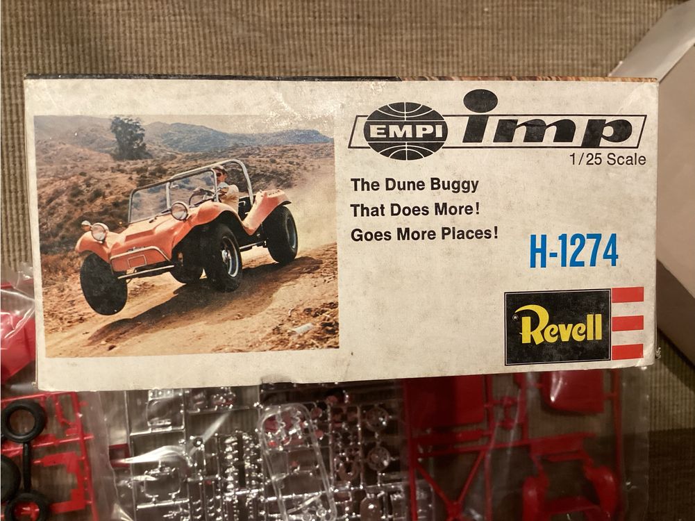 Revell kit DUNE BUGGY H-1274 escala 1/25. Muito raro. Novo.