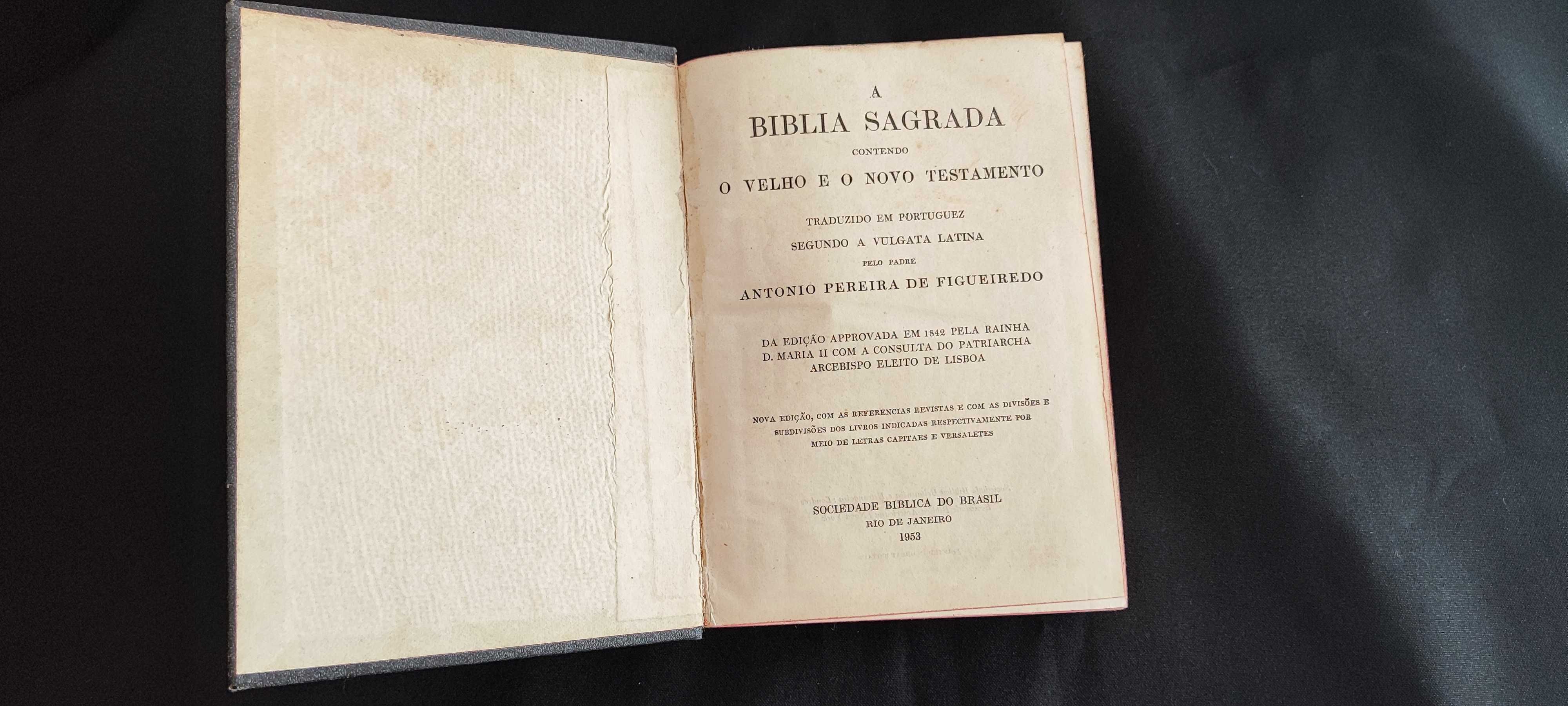 Bíblia Sagrada de 1953 (O velho e o novo testamento)