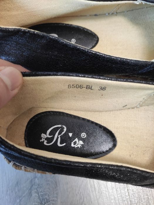 Еспадрільї мокасини балетки 36