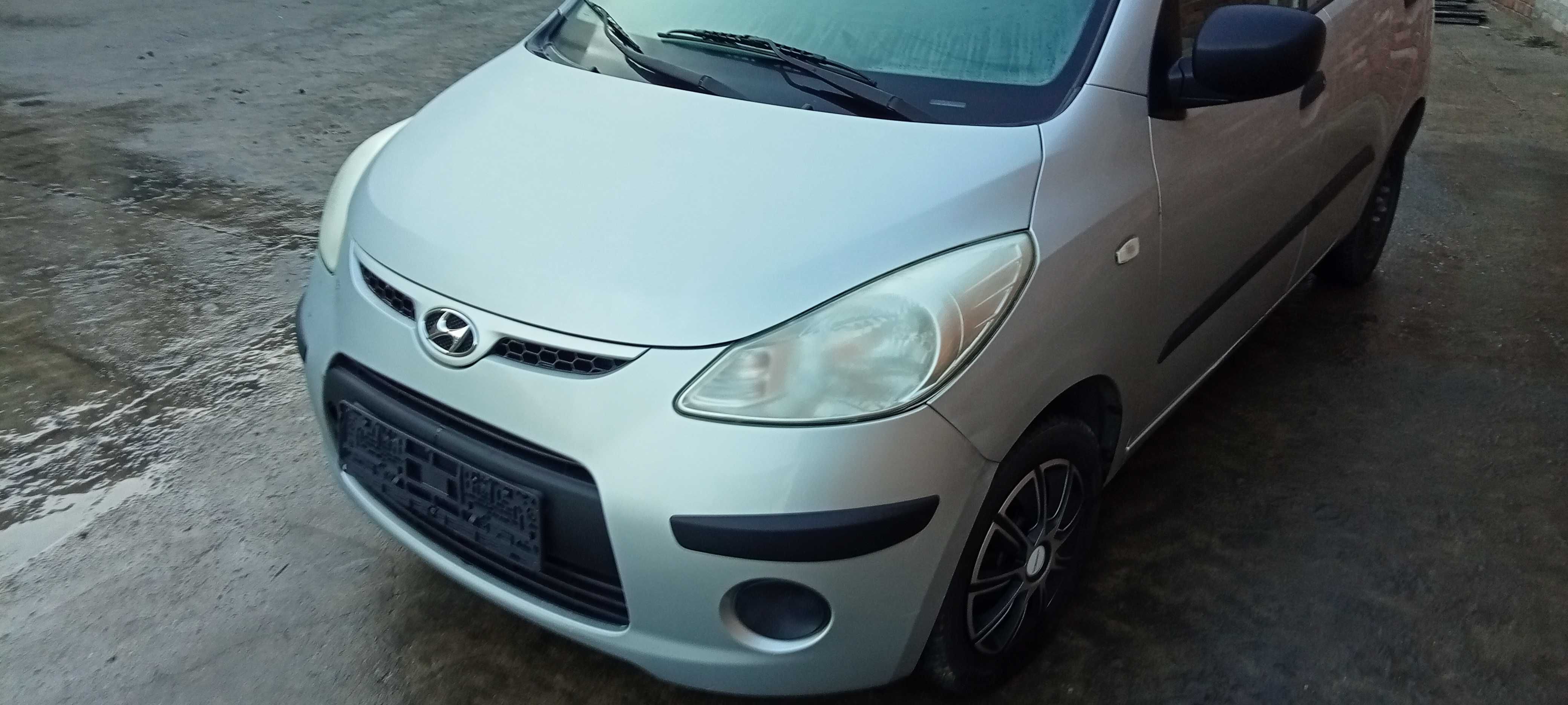 Hyundai i 10 sprowadzony uszkodzony 1.1 benzin