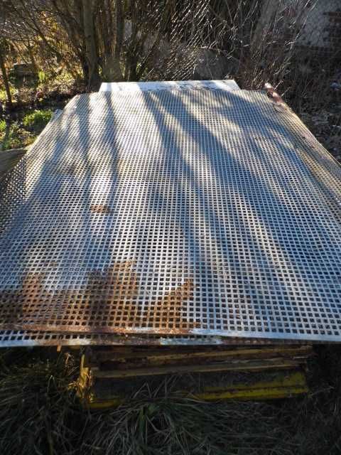 Blacha perforowana 2 mm ocynk pakiet 9 szt