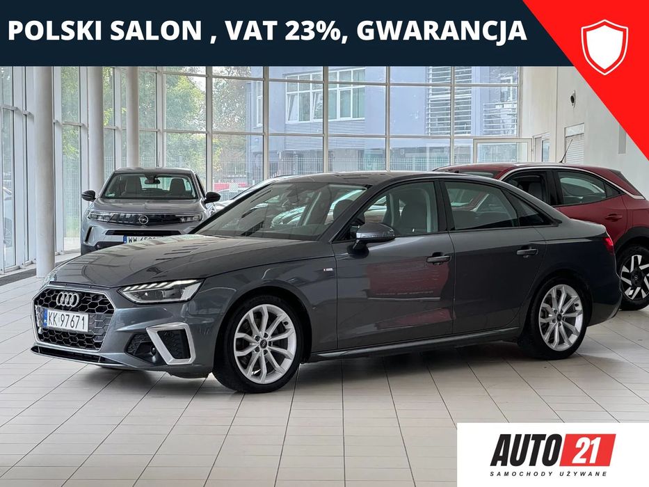 Audi A4 Limousine Salon Polska, Niski Przebieg ,F-Vat 23%, Bezwypadkowy, Gwarancja