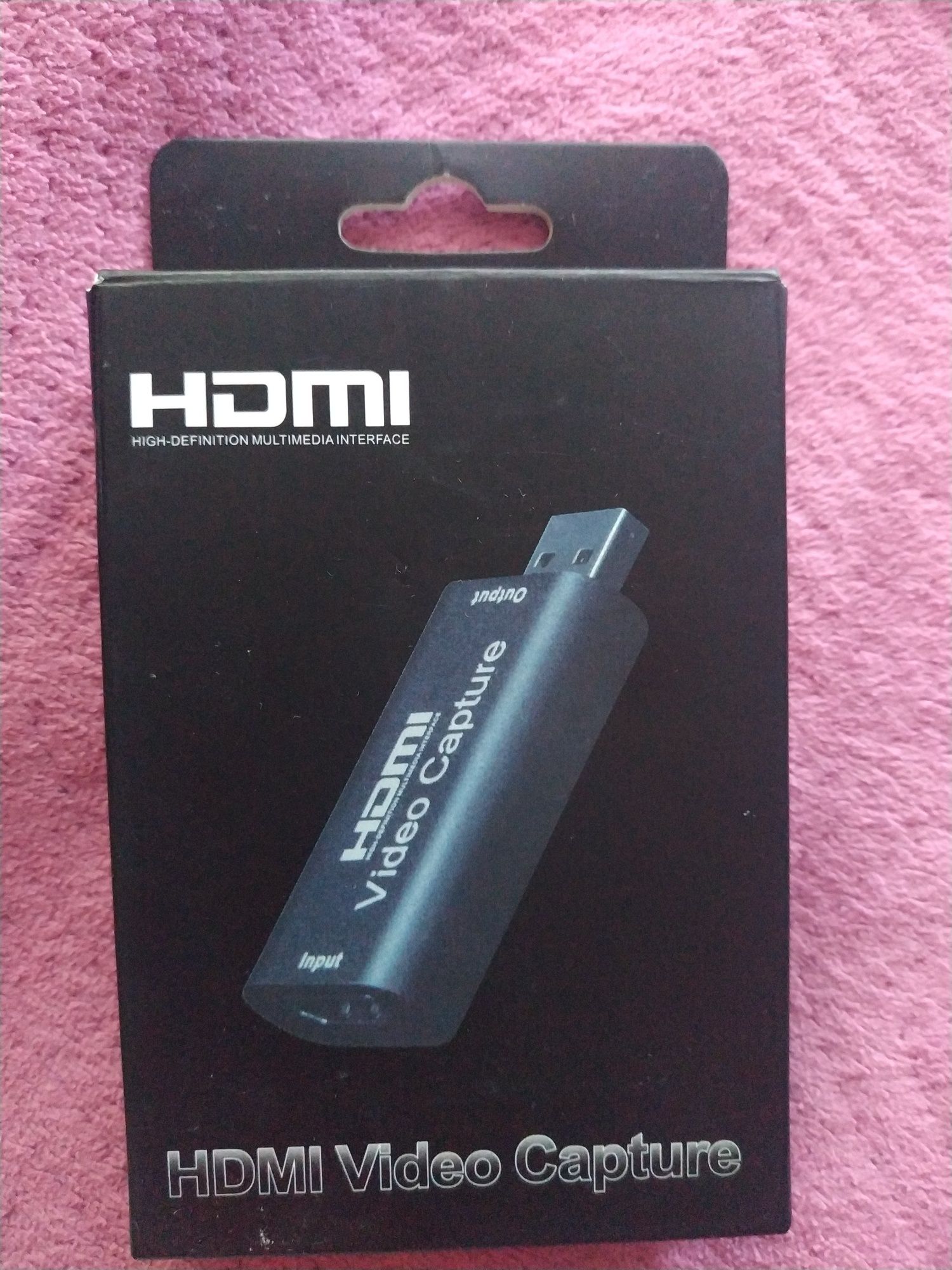 Адаптер HDMI PowerPlant HDMI (F) - USB 2.0 (M)