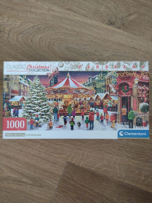 Puzzle świąteczne Clementoni 1000 karuzela christmas