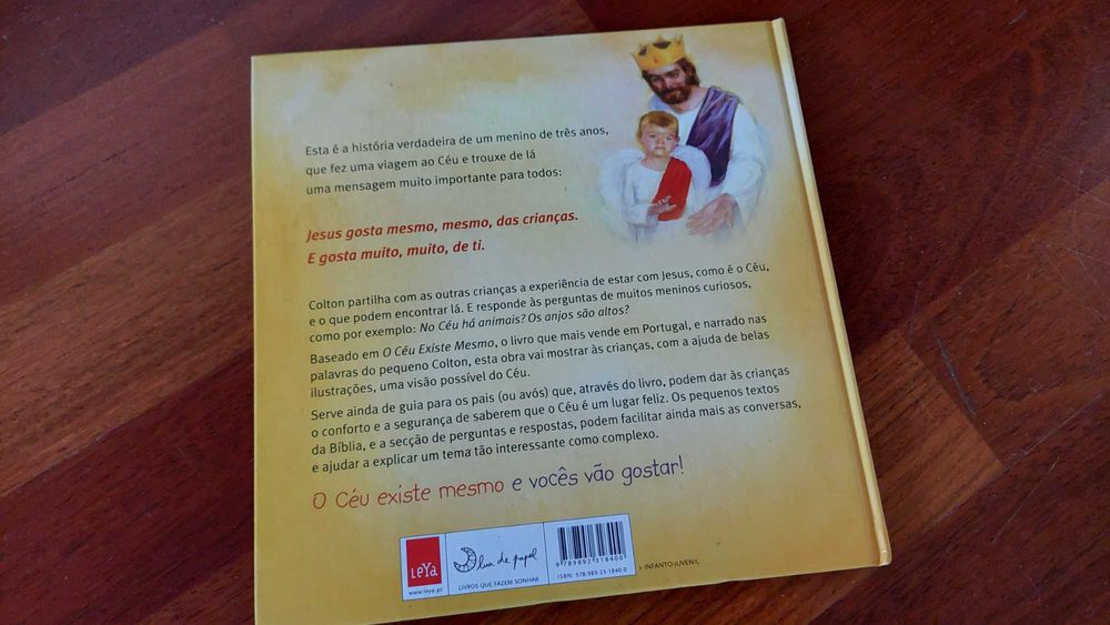 LIVRO "O Céu  existe mesmo"