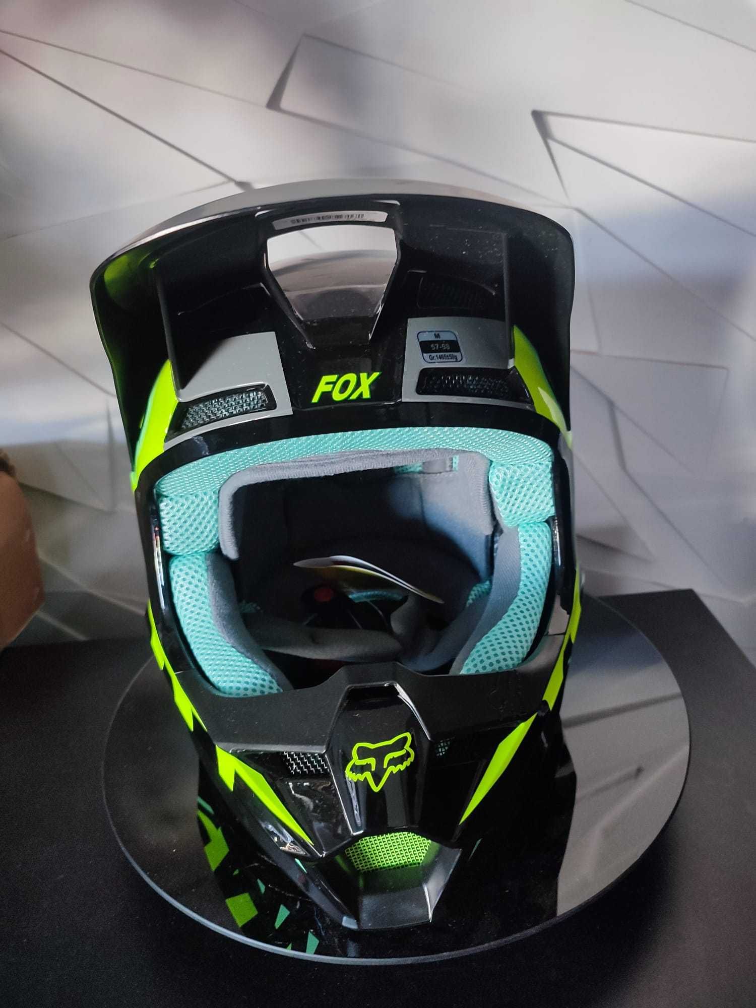 Kask cross FOX V1 TRICE 'M wypożyczalnia odzieży moto!