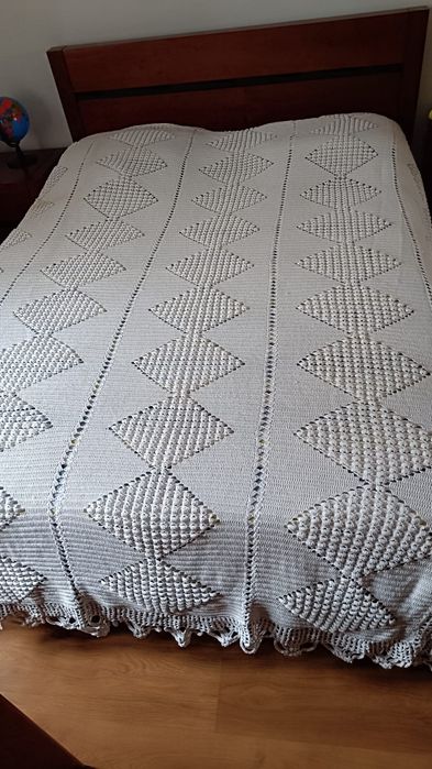 Coberta feita a mão para cama 140
