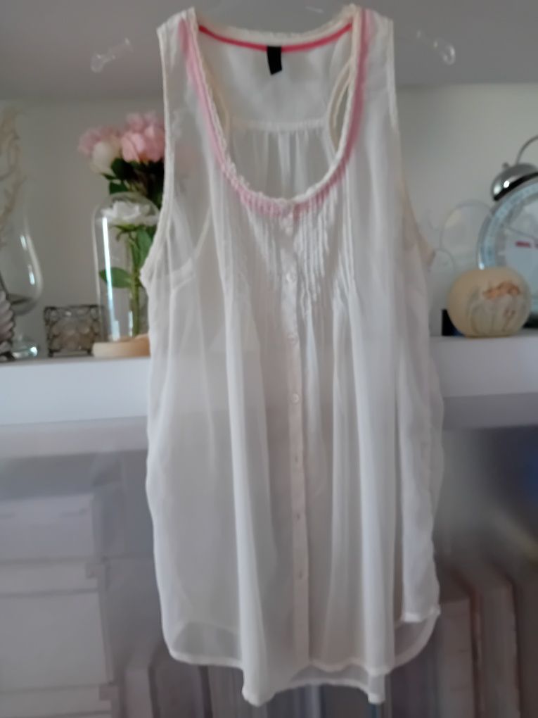 Vero moda zwiewna bluzka mgielka S/M