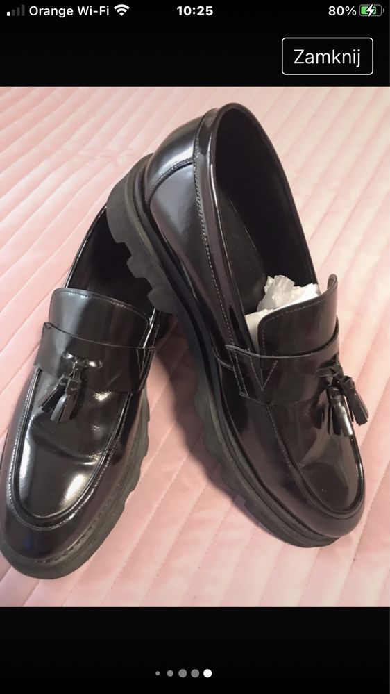 Skorzane meskie buty
