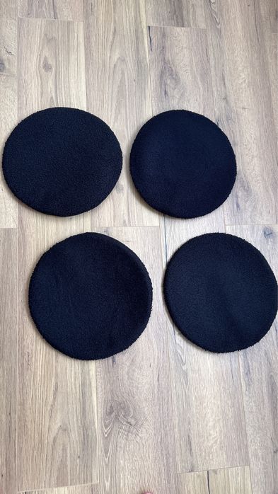 Almofadas bancos redondos