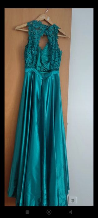 Vestido festa em verde