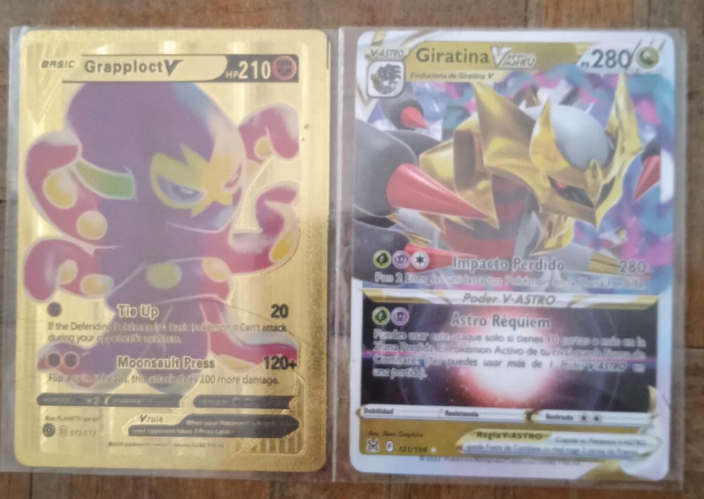 Cartas Pokemon V astro & Gold (Ler descrição!)