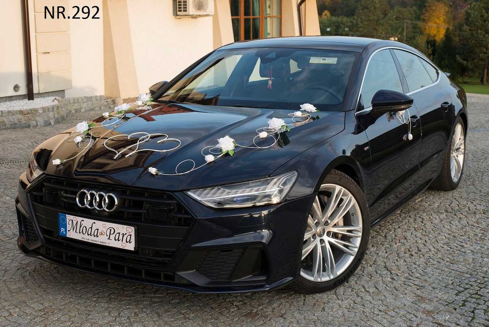 Cała na biało bez kompromisów WYJĄTKOWA dekoracja auta 292