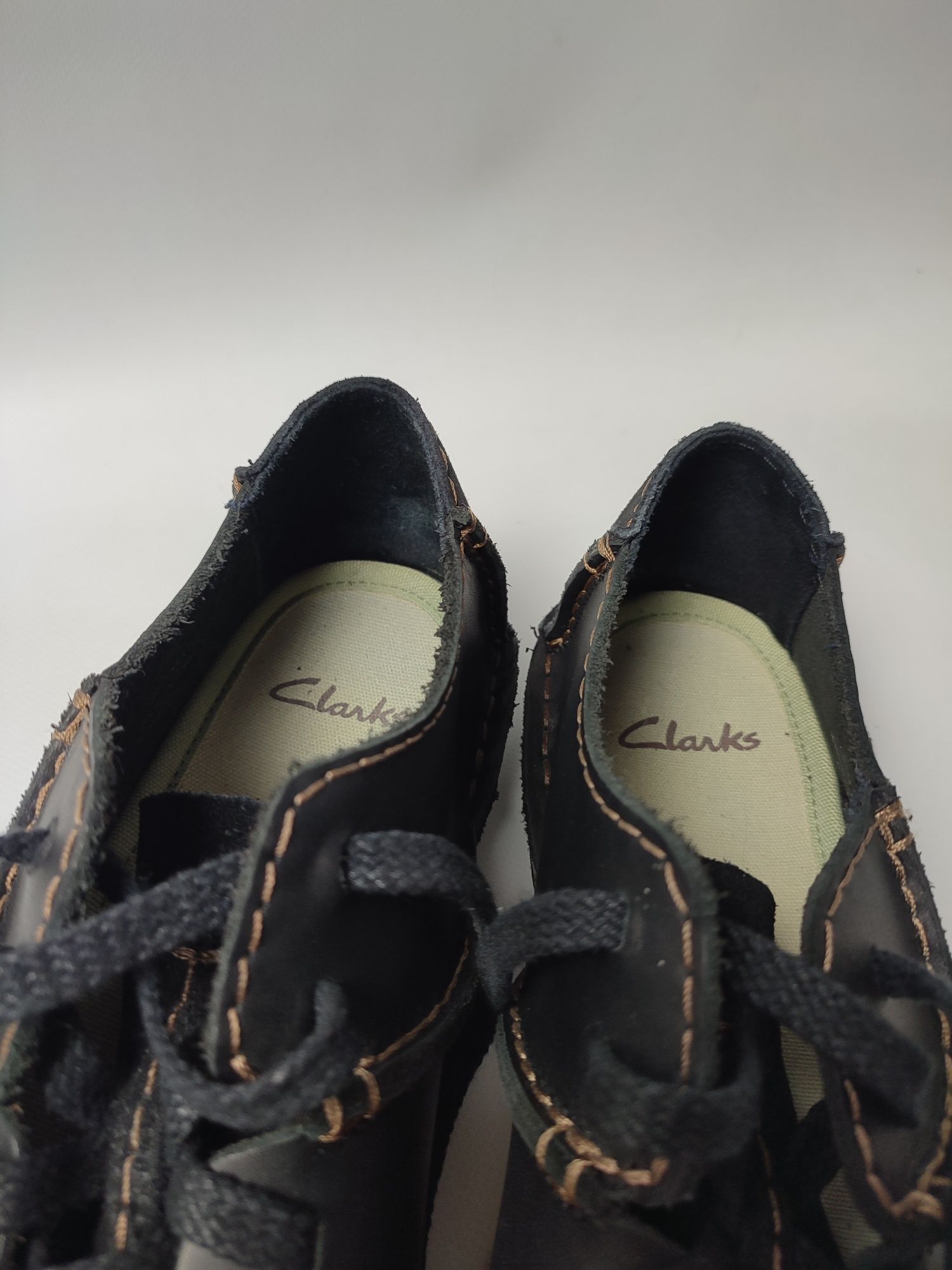 Туфли мужские кожаные Clarks EUR 44 (28,5-29 см) новые ориг мокасины