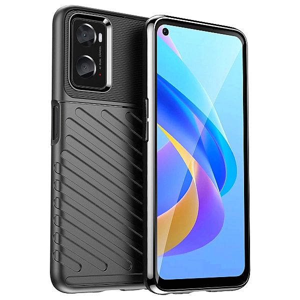 Thunder Case elastyczne pancerne etui pokrowiec Oppo A76 / Oppo A36 /