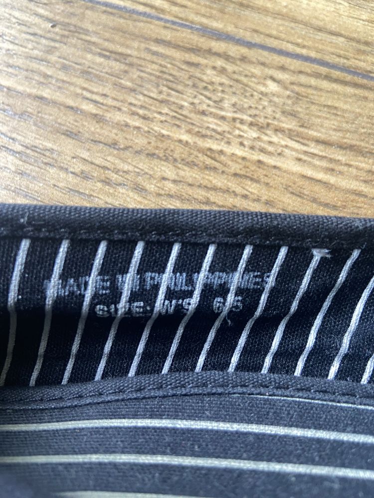 Sapatilhas Vans riscas preto e branco