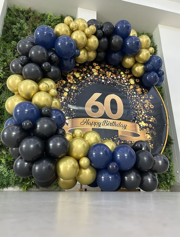 Ścianki balonowe 350zł girlandy balonowe, dekoracje okolicznościowe