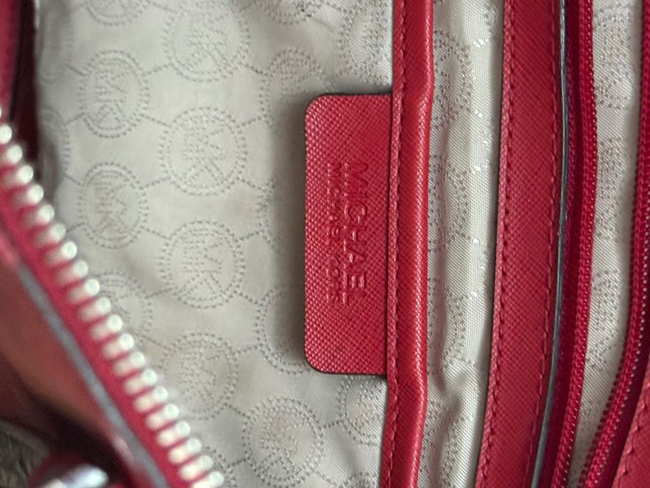 Michael Kors czerwona shoperka Torebka