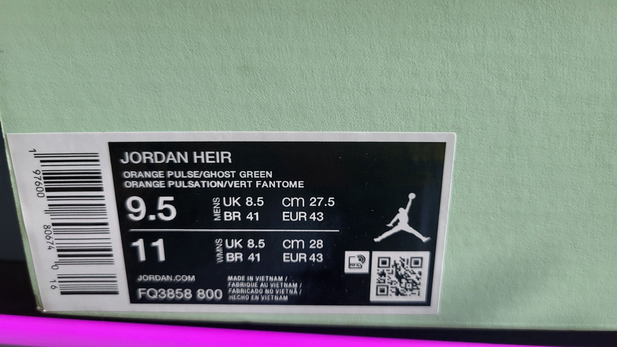 Jordan Heir "Peach Jam" Buty do koszykówki