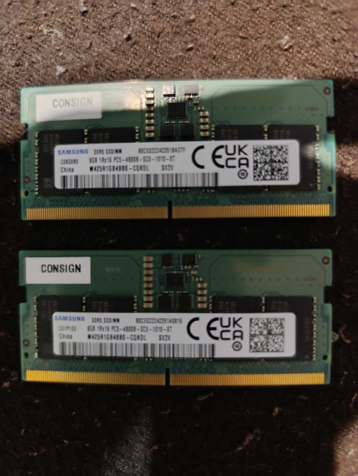 Оперативная память ддр5/DDR5  16Гб SODIMM Samsung 2х8gb
