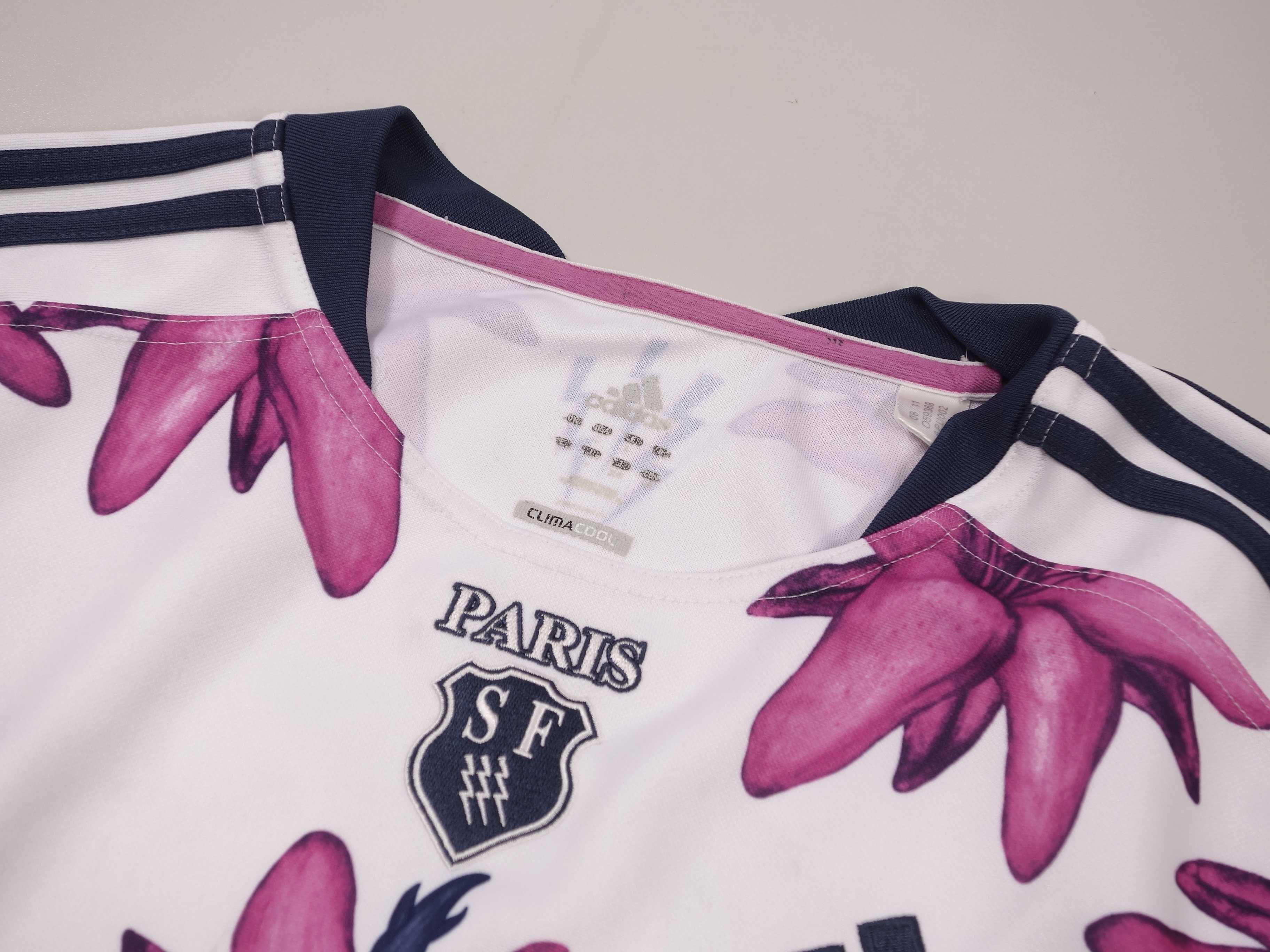 Adidas Paris Stade Francais 2011/12 Home Rugby Union Shirt koszulka L