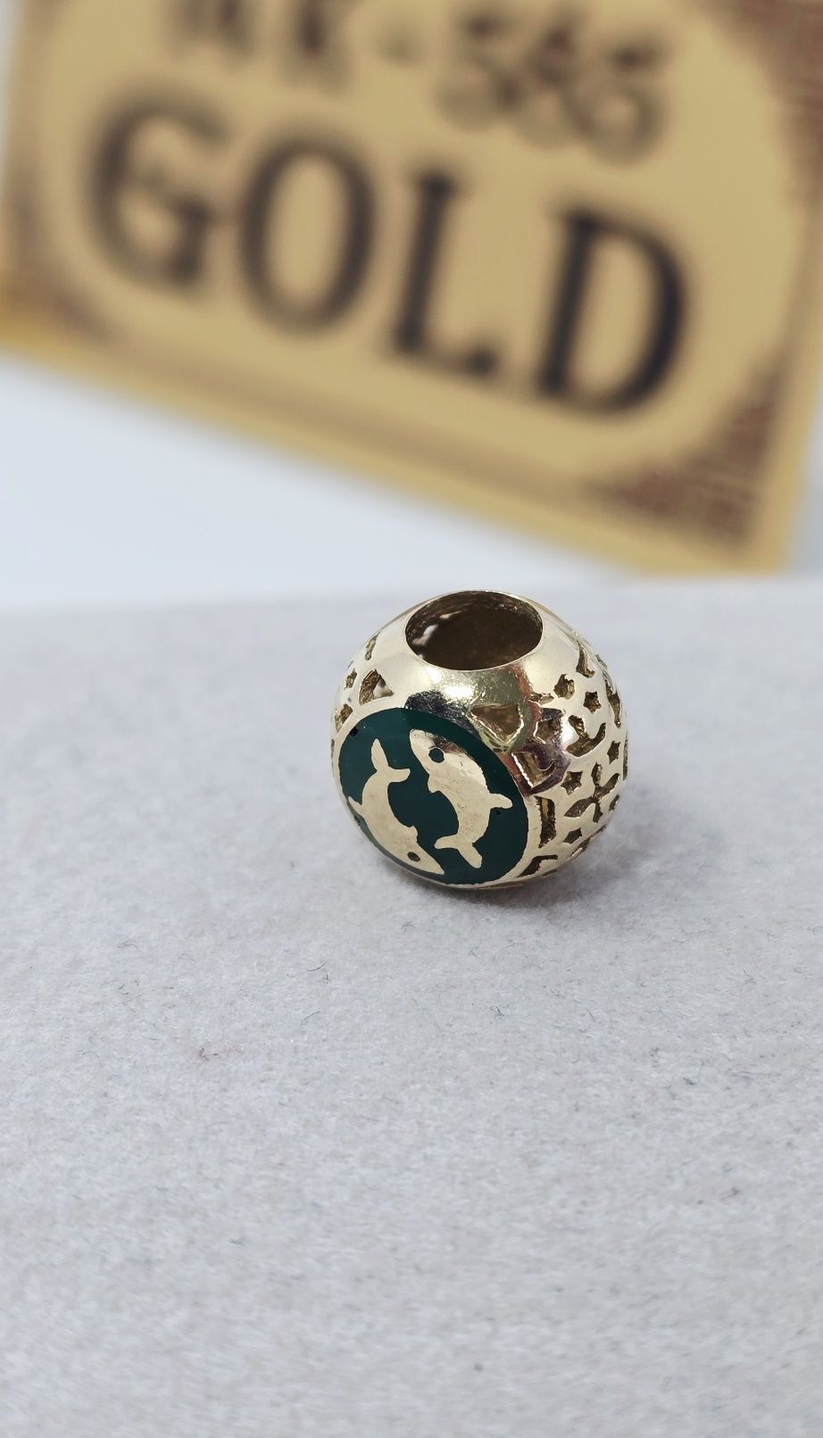 Złoty charms próba 585 14k