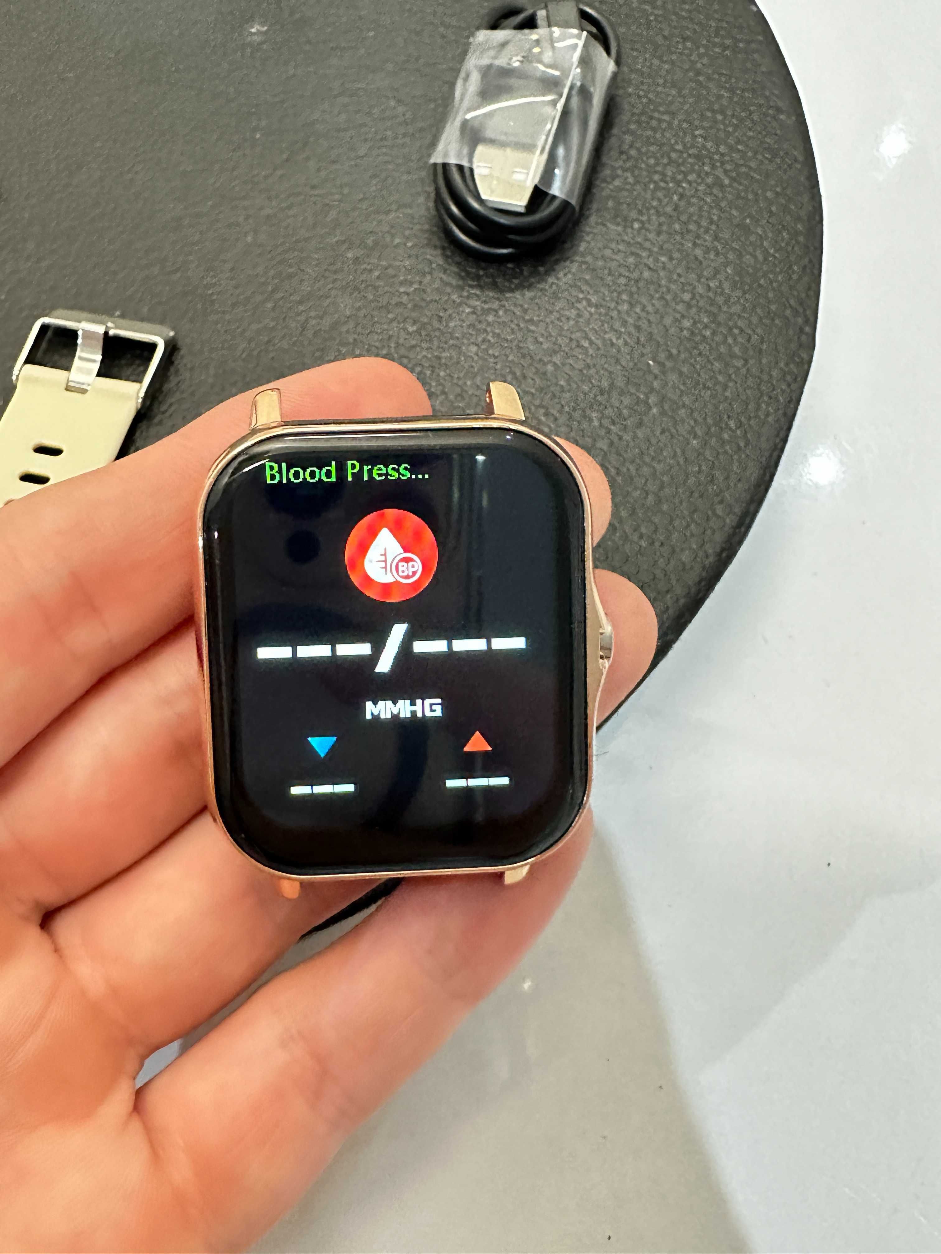 Zegarek Smartwatch Bluetooth PL Rozmowy Ładowarka+dwa paski gratis!