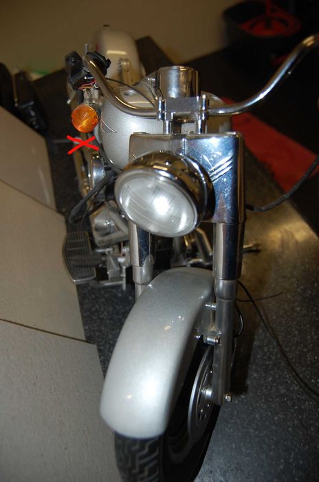 Harley Davidson Fat Boy, escala 1/4, Altaya