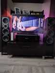 YAMAHA R-N402D Amplituner sieciowy, plus  Kolumny MAGNAT SHADOW 207
