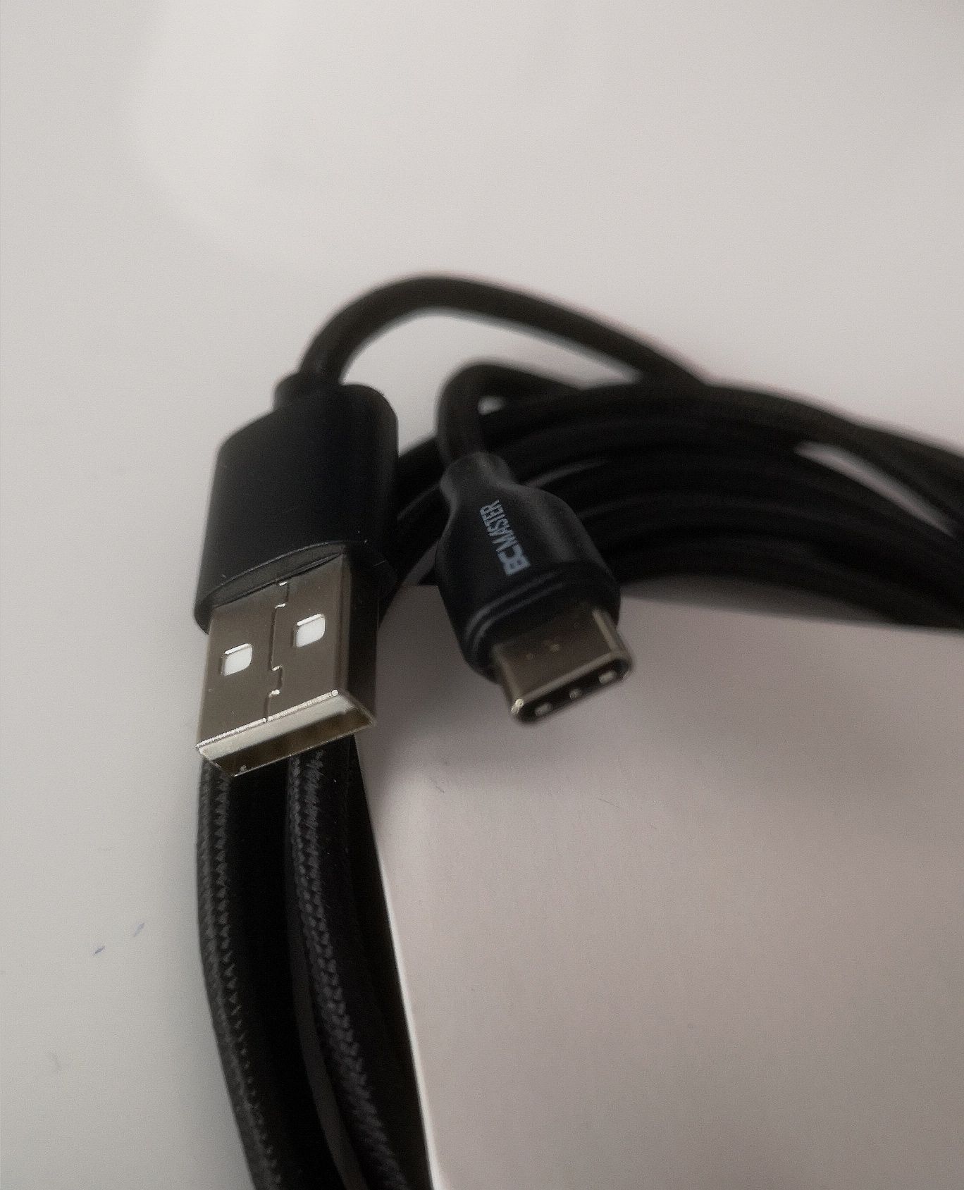 Nowy oryginalny kabel do telefonu BC Master USB - USB type-C 2,1m