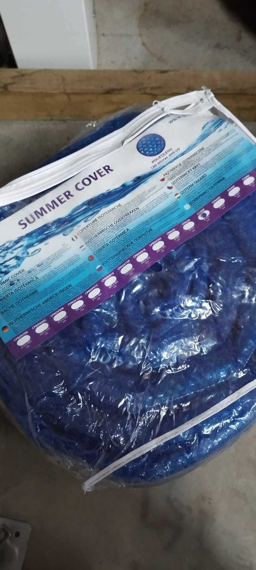 Summer Cover Cobertura solar de piscina redonda 450 cm PE azul