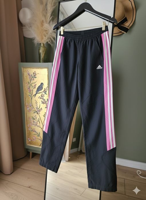 Dresy Spodnie damskie sportowe adidas drill na trening i codzienny spo