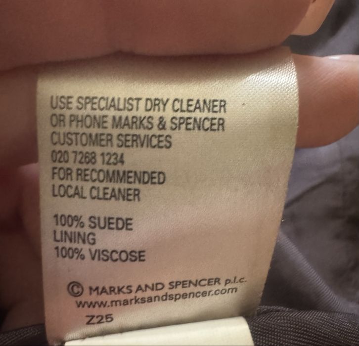 Натуральний замшевий піджак marks&spencer