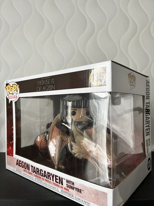 Фігурка Funko Pop Дім Дракона Ейгон Таргарієн та Санфайр 135