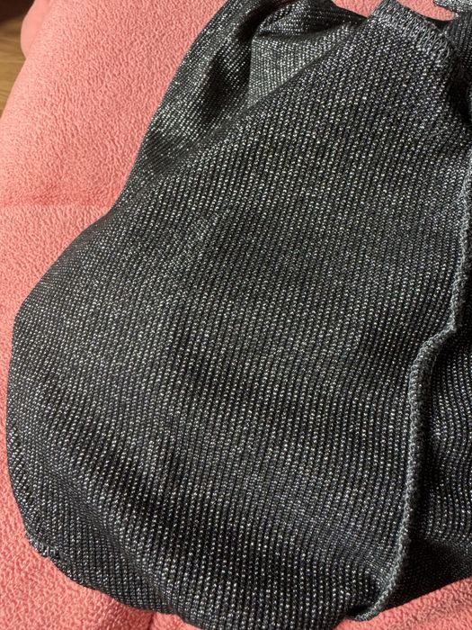 Macacao calçao prateado com brilho novo