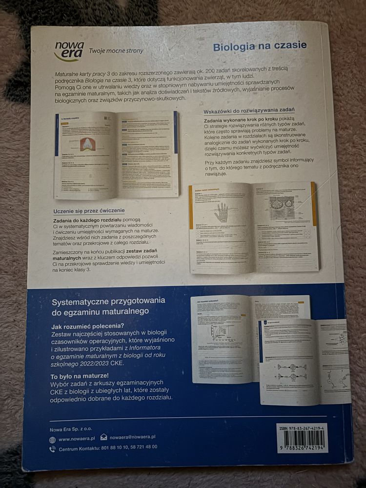 biologia na czasie maturalne karty pracy 3 zakres rozszerzony