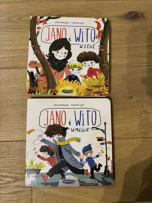 Jano i wito - w mieście - w lesie - 2 ksiązeczki