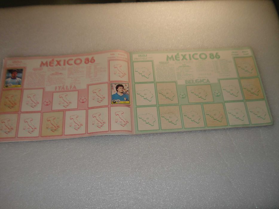 Antiga Caderneta Cromos México 86 Incompleta