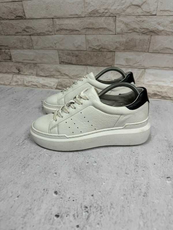 Buty Zign na platformie adidasy skórzane sneakersy białe rozmiar 39