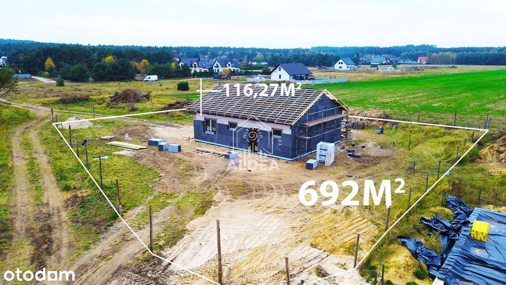 Nowy dom wolnostojący 116,27 m² | 420 000 zł