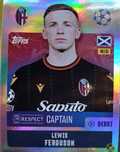 Naklejka kolekcjonerska Topps – Lewis Ferguson (Szkocja / Bologna FC 1