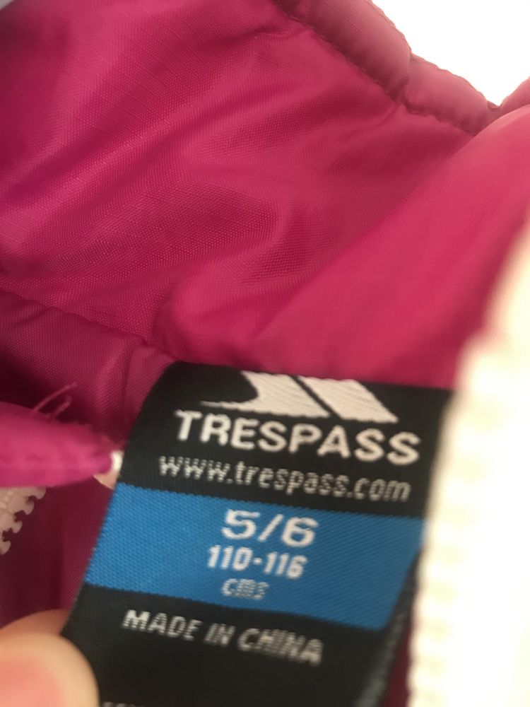 Куртка Trespass 5-6 років 110 116 2 в 1
