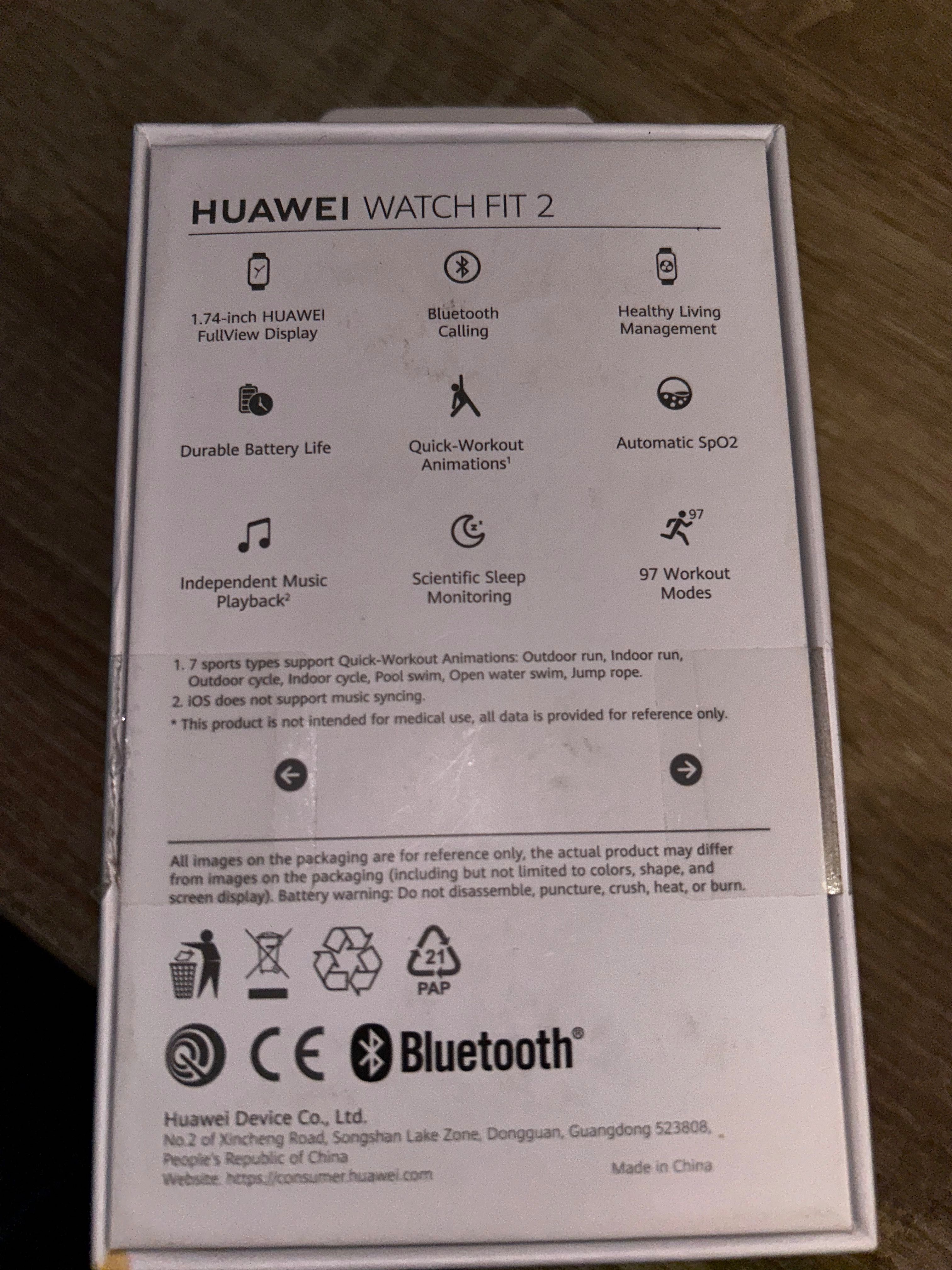 Smartwatch Huawei Watch Fit 2