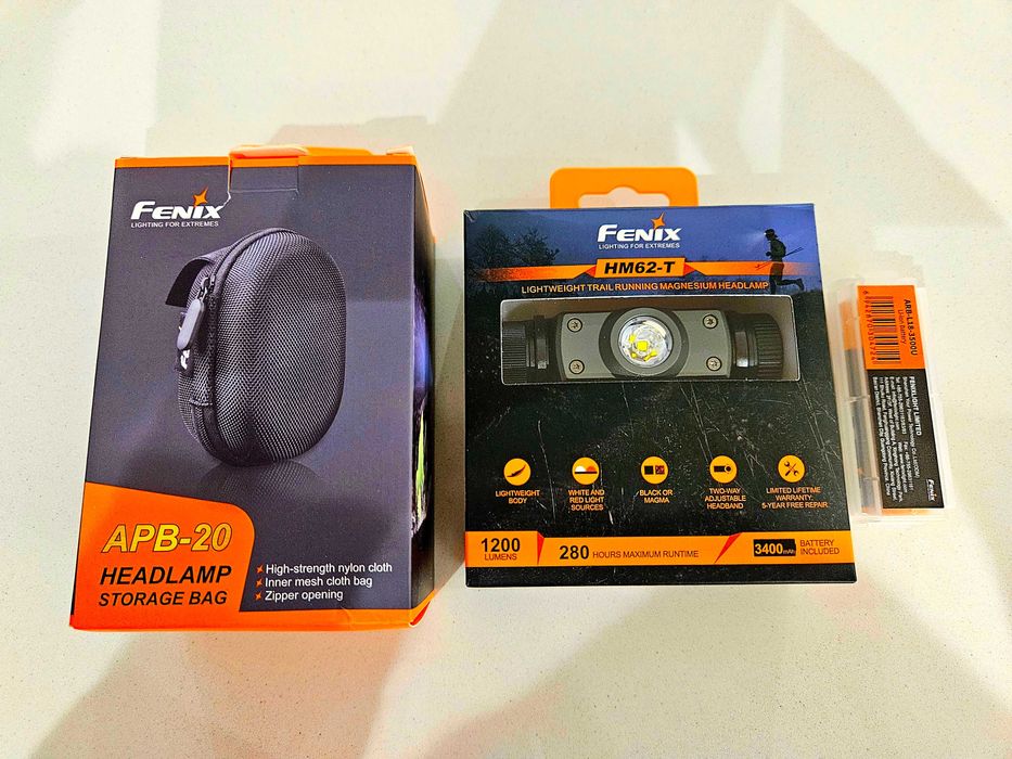Frontal Fenix HM62-T + Extras