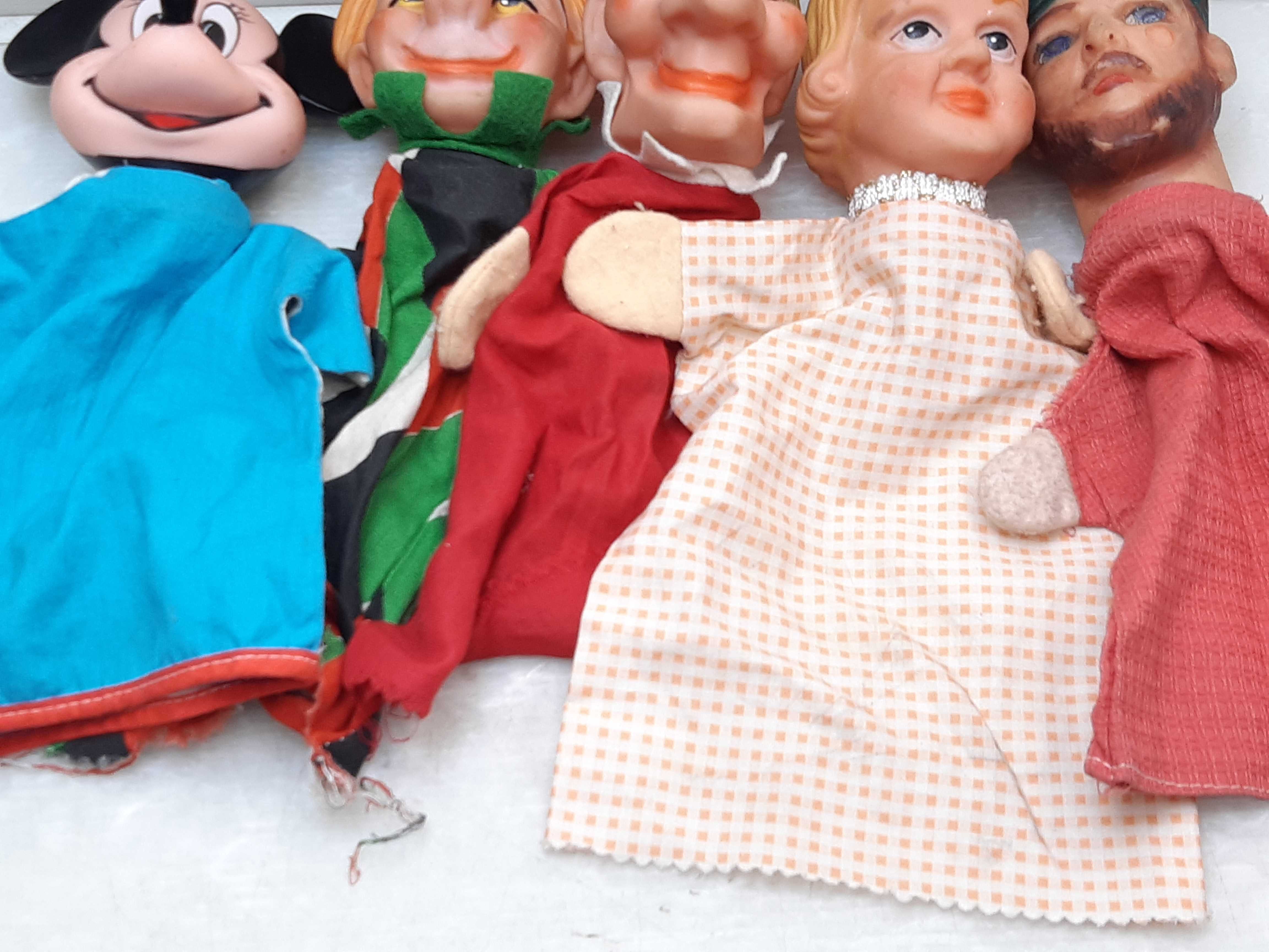 lalki pacynki gumowe Mickey postacie Walt Disney 5szt