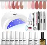 Lampa UV LED 48W Zestaw Do Manicure Hybrydowy 6 Kolorów Vishine